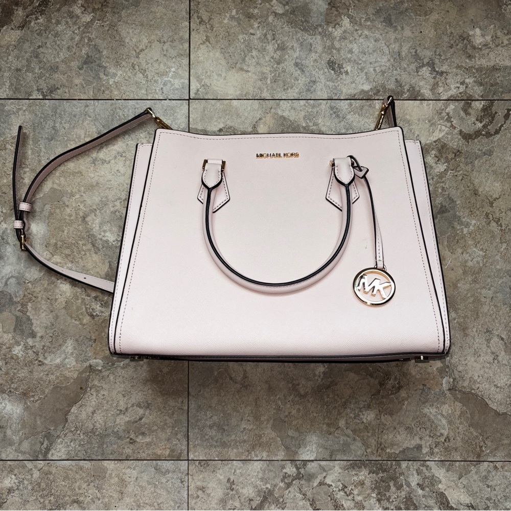 Michael Kors Medium/Large Purse/Handbag/Crossbody Top Zip Tote Pink